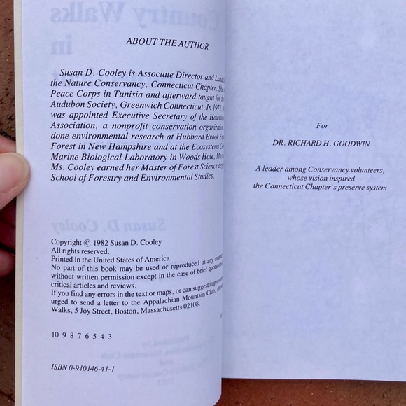 1982 Country Walks in Connecticut Hiking Guide Nature Conservancy New England - Picture 10 of 11